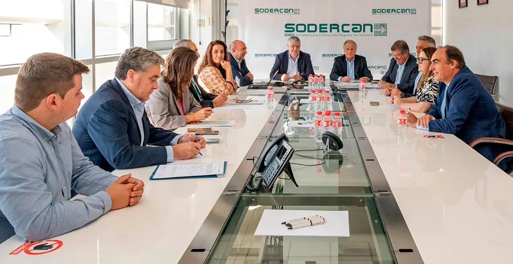 Celebración de la primera reunión del Consejo de Administración de SODERCAN tras la aprobación del presupuesto autonómico para el presente ejercicio (Foto: Gobierno de Cantabria)