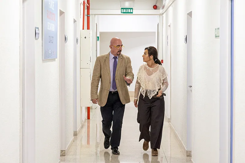 César Pascual y Begoña Gómez del Río han presidido hoy la Comisión de Coordinación Sociosanitaria (Foto: Miguel de la Parra)