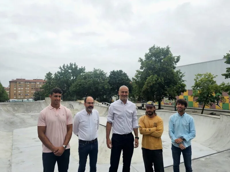 Noticias de Cantabria | El Cántabro | El nuevo skate park junto al pabellón María Pardo ya está en funcionamiento