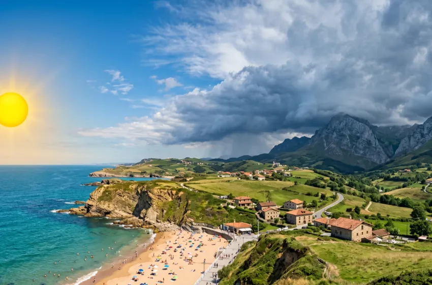 Cantabria encara el inicio de la semana bajo un intenso episodio de calor antes de un cambio de tiempo a partir del jueves