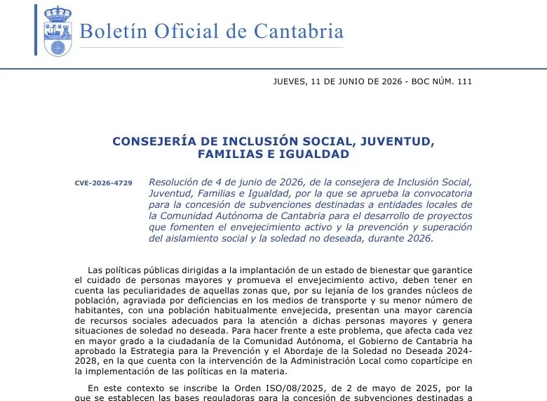 El plazo de presentación de solicitudes y documentación es de 20 días hábiles.