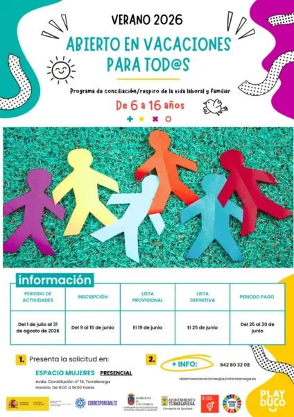 Noticias de Cantabria | El Cántabro | Torrelavega activa su programa de conciliación único en Cantabria para menores con necesidades especiales