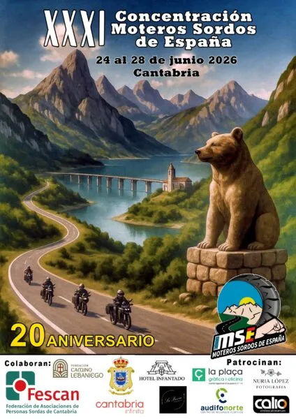 Noticias de Cantabria | El Cántabro | La gran concentración de Moteros Sordos hará parada en San Vicente de la Barquera para celebrar dos décadas de inclusión
