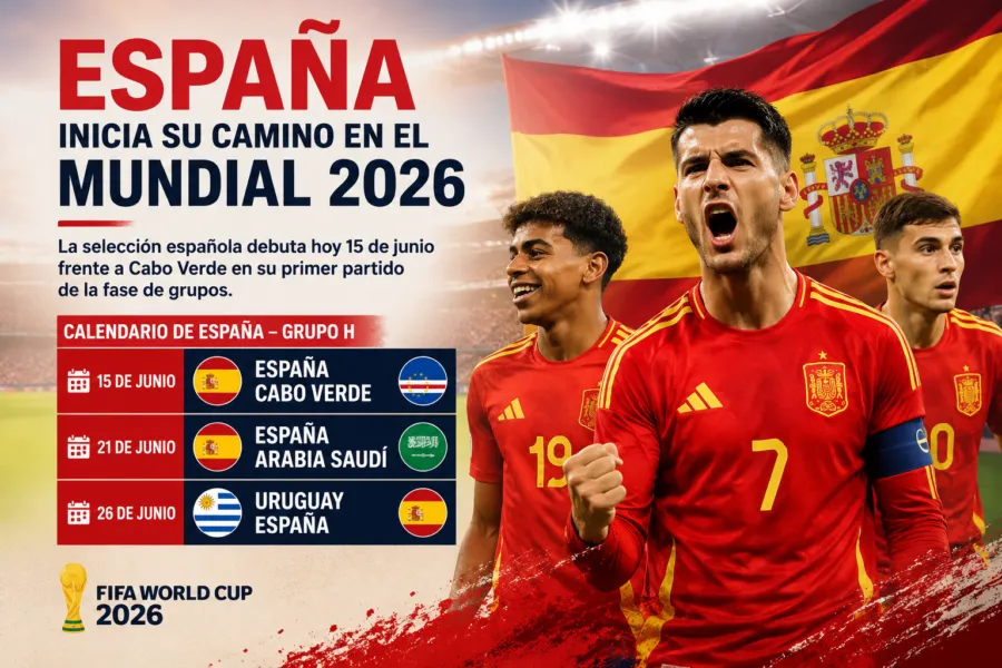 Noticias de Cantabria | El Cántabro | España inicia este lunes su camino en el Mundial 2026 con el objetivo de volver a reinar en el fútbol internacional