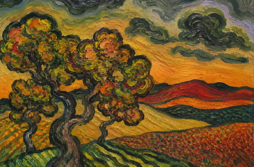 Los paisajes de Castilla y los bosques del norte cobran vida en la nueva exposición de F. Gochi en Santillana del Mar