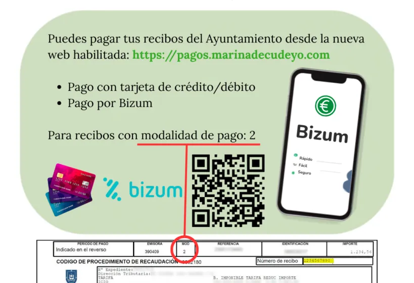  El Ayuntamiento de Marina de Cudeyo habilita un nuevo método de pago online de recibos municipales