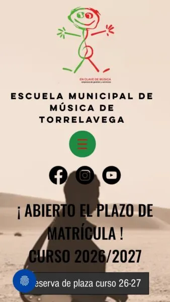 Noticias de Cantabria | El Cántabro | Abierto el plazo de inscripción en la Escuela Municipal de Música para el curso 2026-2027