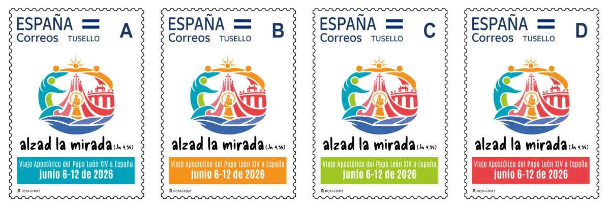 Noticias de Cantabria | El Cántabro | Correos lanza una emisión filatélica histórica ante la inminente llegada del papa León XIV a España