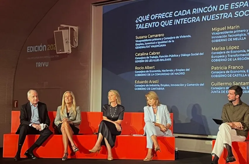 El consejero, durante su intervención en el Foro Talento España (Foto: Talento España)