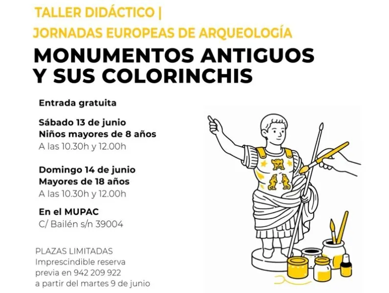 Cultura se suma a las Jornadas Europeas de Arqueología con un taller sobre la escultura en la Roma antigua