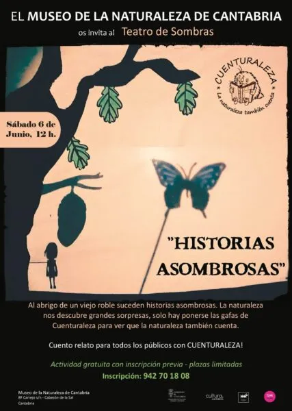 Cultura organiza este sábado una sesión de cuentacuentos en el Museo de la Naturaleza de Cantabria para fomentar el respeto por el entorno