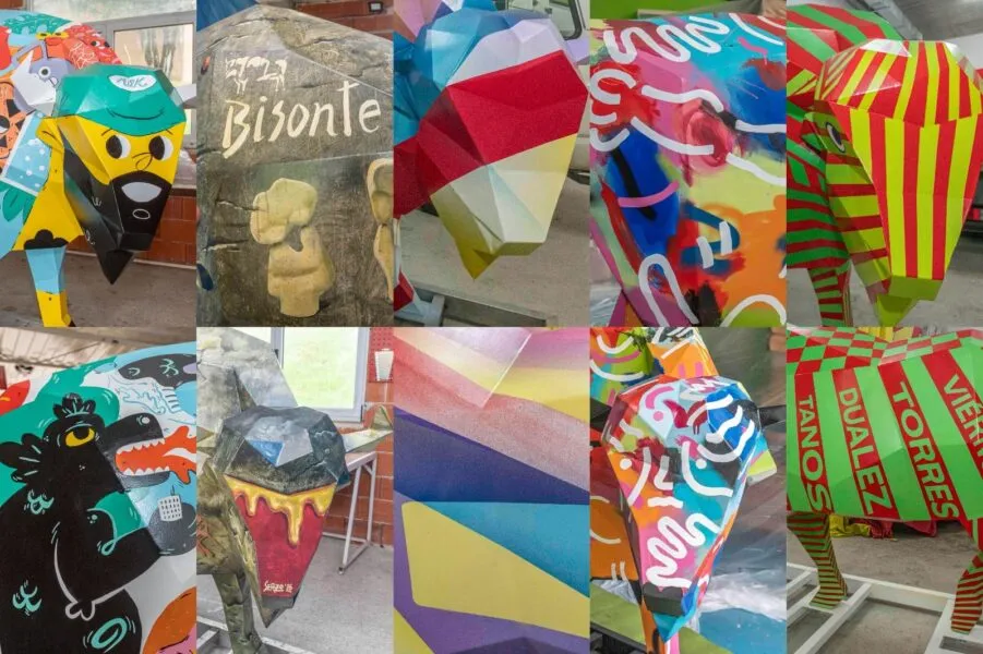 Noticias de Cantabria | El Cántabro | Torrelavega amplía su patrimonio artístico al aire libre con las obras de cinco artistas contemporáneos
