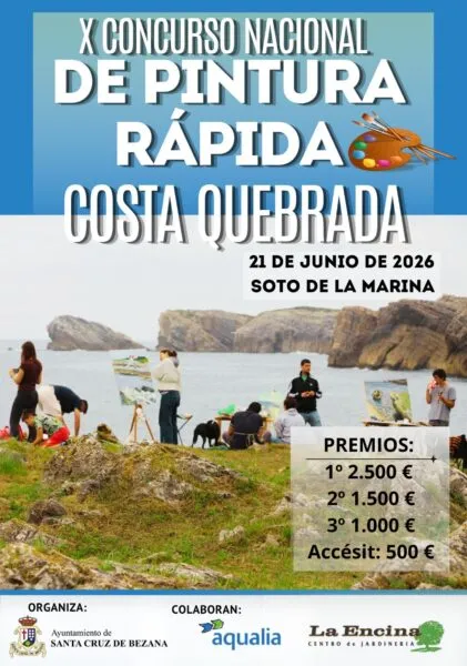 Noticias de Cantabria | El Cántabro | El X Concurso Nacional de Pintura Rápida Costa Quebrada se celebrará el próximo 21 de junio