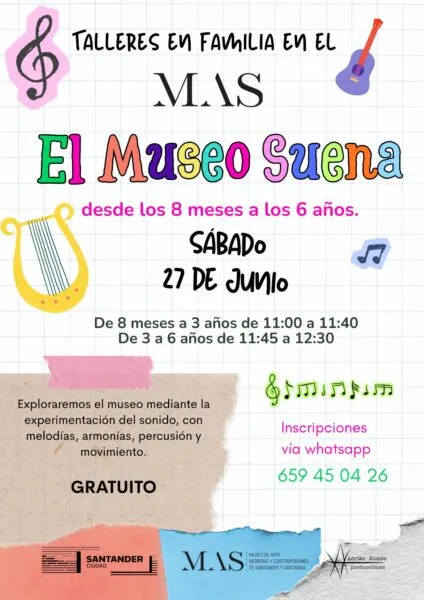 Noticias de Cantabria | El Cántabro | El MAS propone este sábado una experiencia musical para descubrir el museo en familia