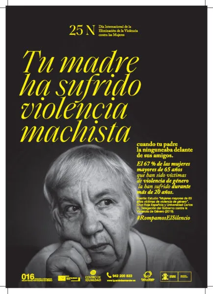 Noticias de Cantabria | El Cántabro | La campaña municipal ‘Tu madre ha sufrido violencia machista’ recibe el premio LAUS