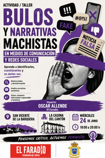Noticias de Cantabria | El Cántabro | San Vicente enseñará a desmontar bulos y narrativas machistas
