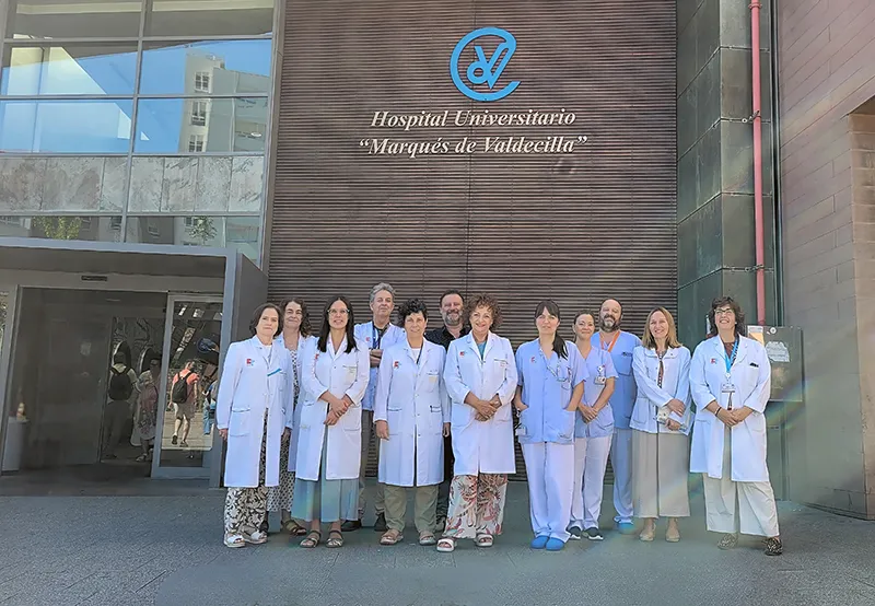 Foto de grupo de la Unidad de Trabajo Social de Valdecilla. (Foto: Gobierno de Cantabria)
