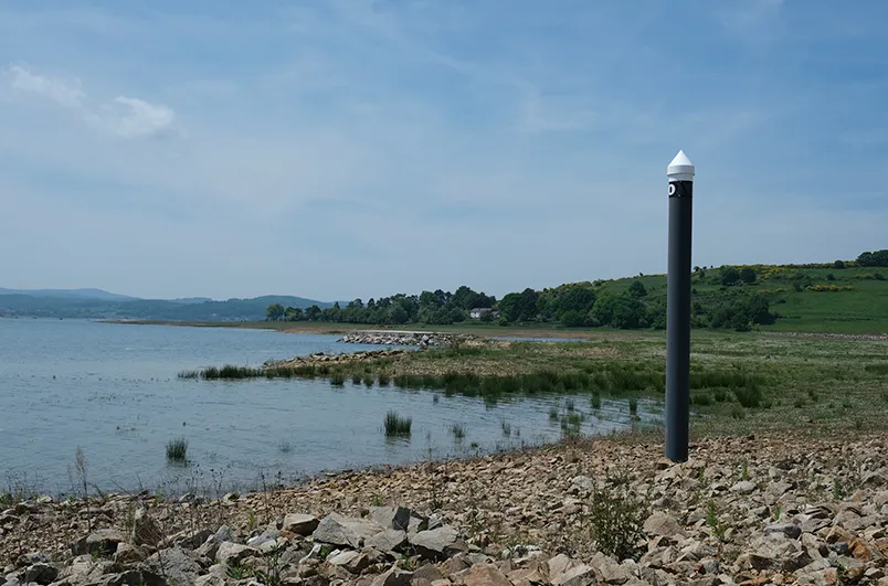 Imagen de archivo del pantano del Ebro.(Foto: Raúl Lucio)