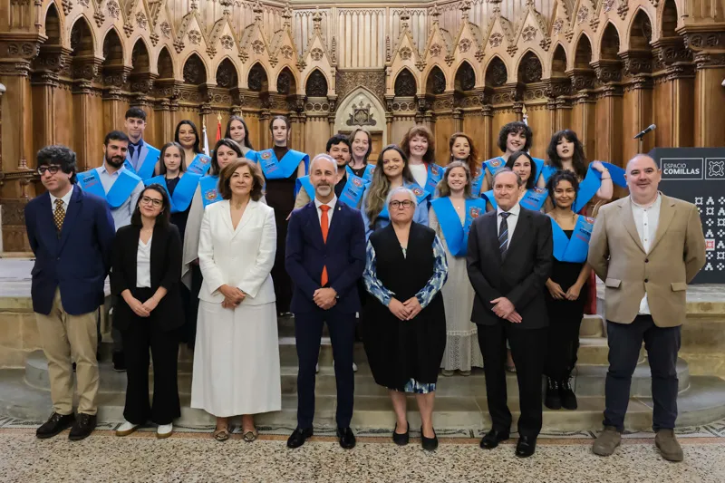 El consejero de Educación ha intervenido en el acto de graduación de la XII promoción del Grado Oficial de Estudios Hispánicos y la XIX del Máster del Español como Lengua Extranjera en el CIESE-Fundación Comillas. (Foto: Raúl Lucio)
