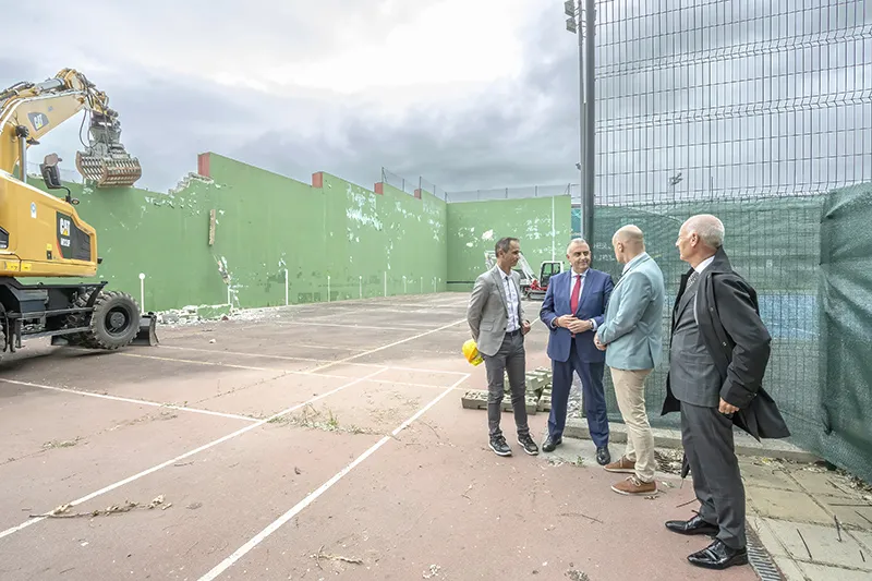 Los trabajos cuentan con un presupuesto de 1,4 millones y un plazo de ejecucion de 8 meses (Foto: Emma Portillo)
