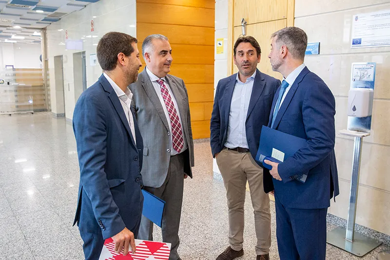 De izquierda a derecha: Gabriel Schmilovich, Roberto Media, Pablo Herrán y Luis Martínez Abad (Foto: Miguel López)