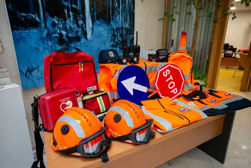 Material de emergencias (Foto: Oficina de Comunicación)