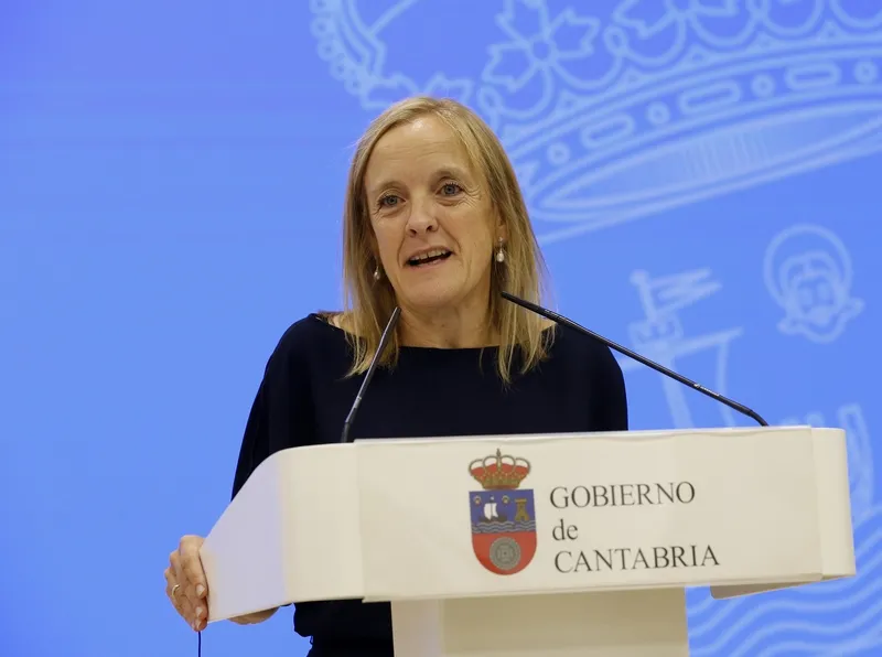 La consejera de Presidencia del Gobierno cántabro, Isabel Urrutia (Foto: Lara Revilla)