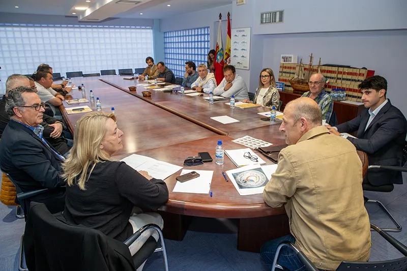 María Jesús Susinos durante la celebración de la Asamblea General de Opacan y de la Federación de Cofradías de Pescadores de Cantabria (Foto: Nacho Romero)