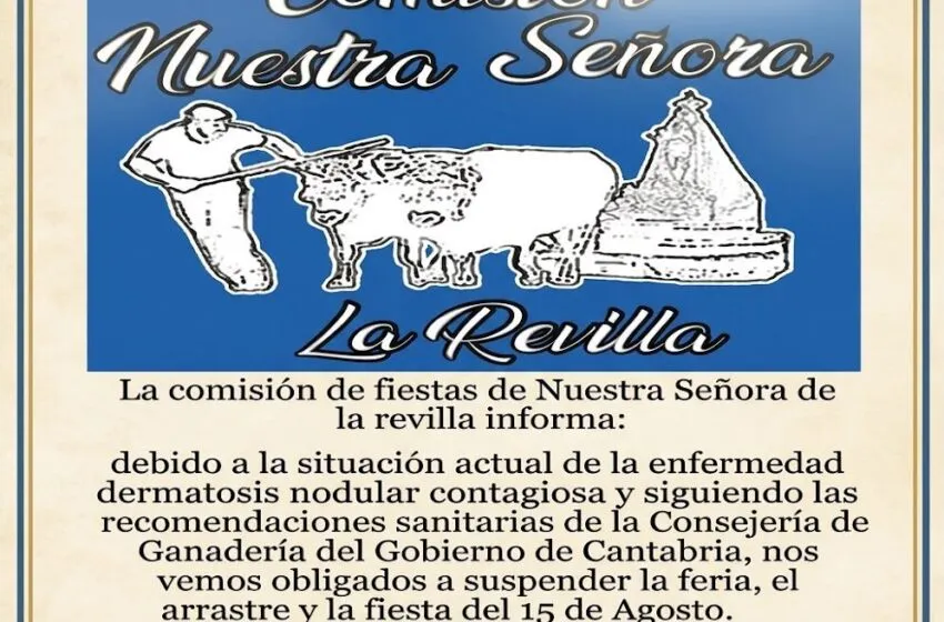 Noticias de Cantabria | El Cántabro | Se suspende la fiesta del 15 de agosto de Nuestra Señora en La Revilla