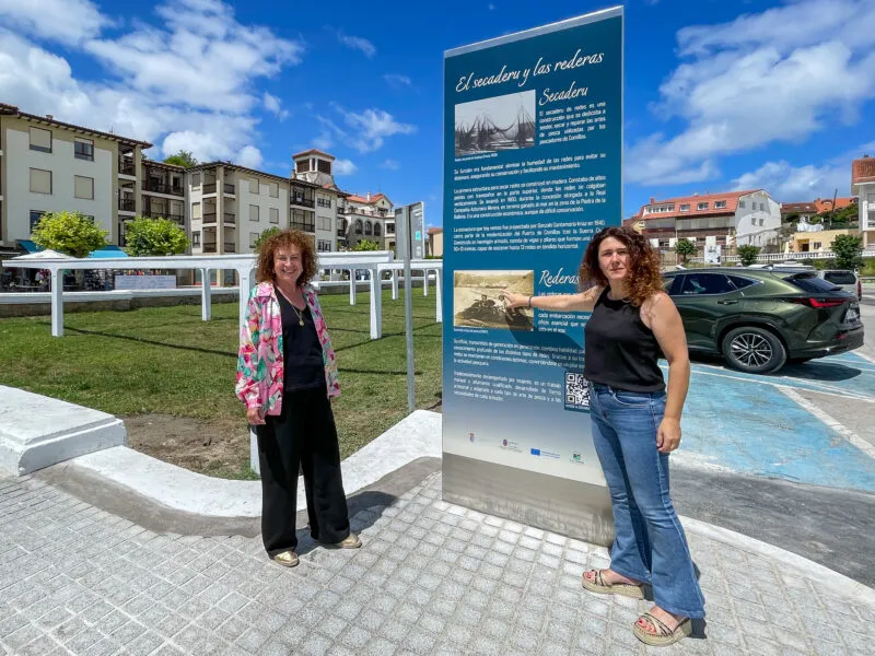 Noticias de Cantabria | El Cántabro | Finalizan las obras para la puesta en valor del ‘Secaderu’ como homenaje a la tradición marinera y a las rederas de Comillas