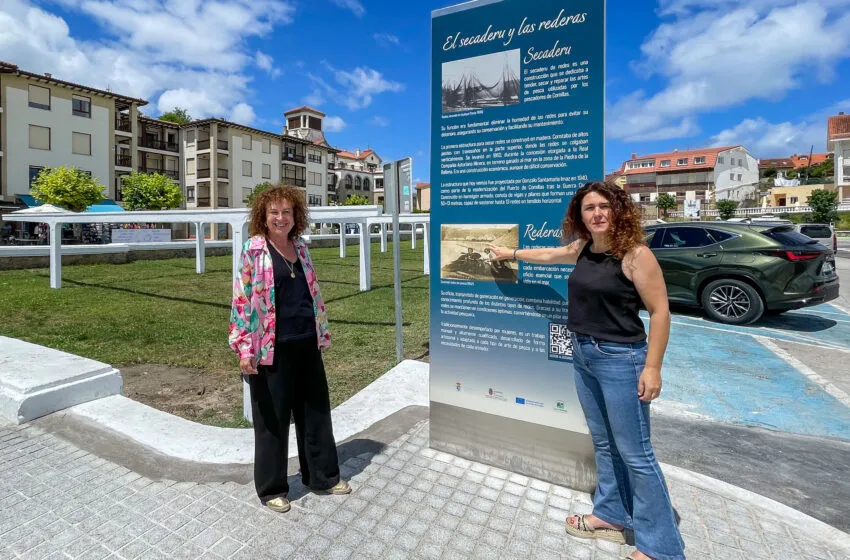 Noticias de Cantabria | El Cántabro | Finalizan las obras para la puesta en valor del ‘Secaderu’ como homenaje a la tradición marinera y a las rederas de Comillas