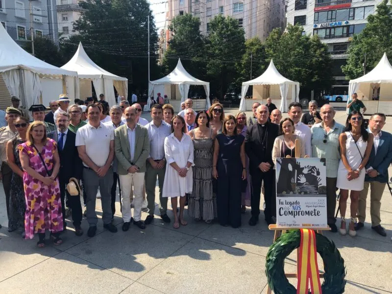 Noticias de Cantabria | El Cántabro | Santander recuerda a Miguel Ángel Blanco en el 29 aniversario de su asesinato