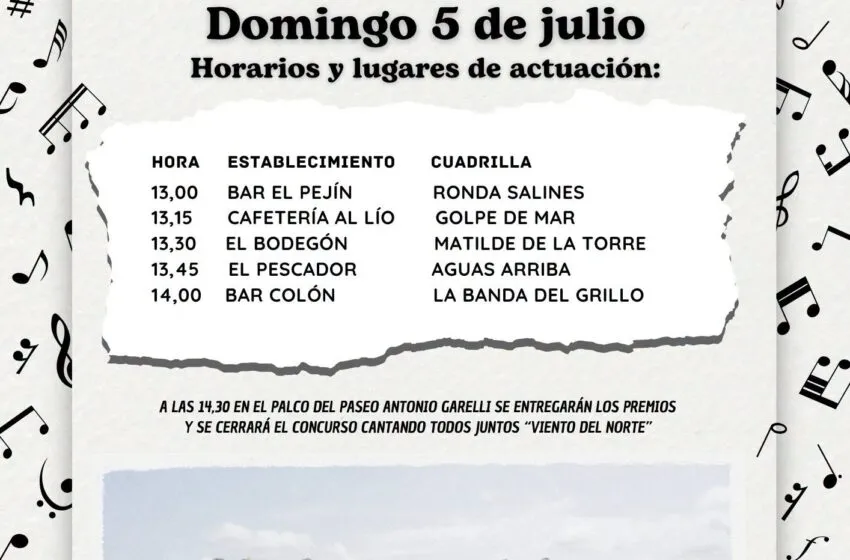 Noticias de Cantabria | El Cántabro | El domingo disfrutaremos en San Vicente del Concurso de Canciones de Cuadrillas