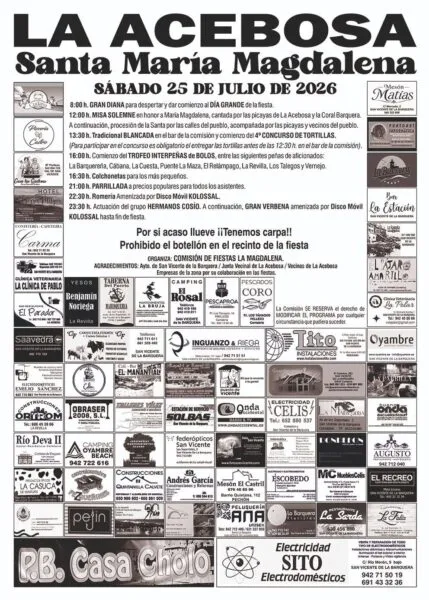 Noticias de Cantabria | El Cántabro | Fiestas de Santa María Magdalena en La Acebosa