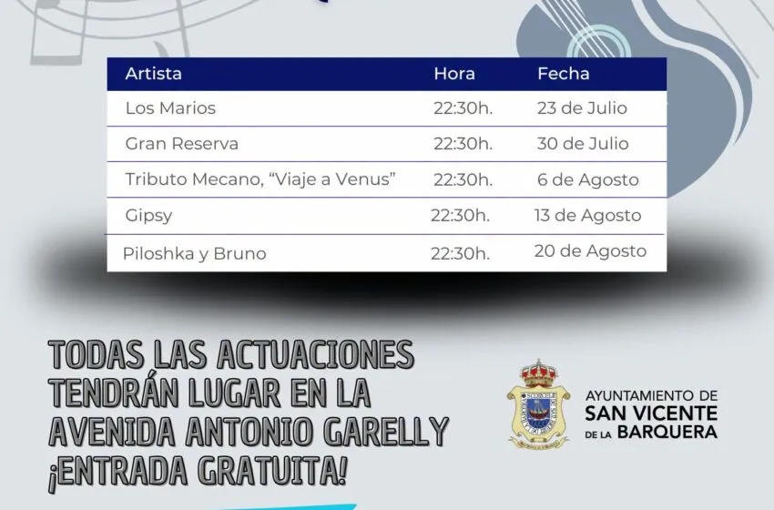 Vuelven los jueves musicales