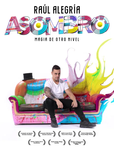 Imagen del cartel del espectáculo Asombro de Raúl Alegria