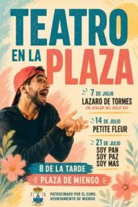 Noticias de Cantabria | El Cántabro | Miengo convierte su plaza en un gran escenario al aire libre con un ciclo gratuito de teatro durante julio