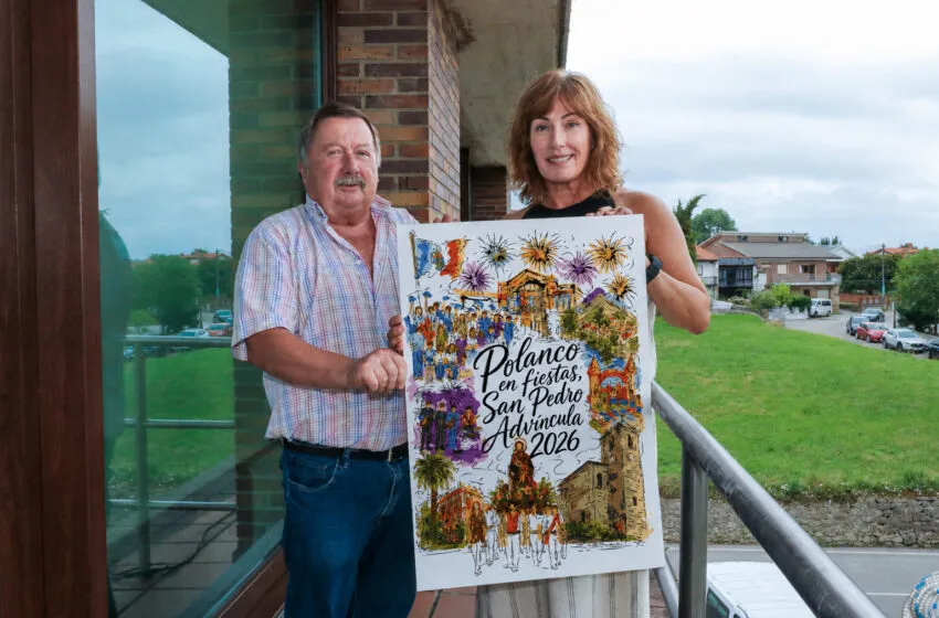 Noticias de Cantabria | El Cántabro | Ya tiene imagen oficial: un diseñador madrileño firma el cartel de las fiestas de San Pedro Advíncula de Polanco 2026