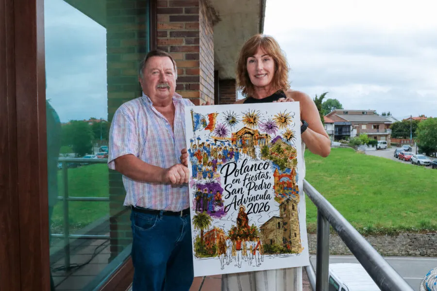 Noticias de Cantabria | El Cántabro | Ya tiene imagen oficial: un diseñador madrileño firma el cartel de las fiestas de San Pedro Advíncula de Polanco 2026