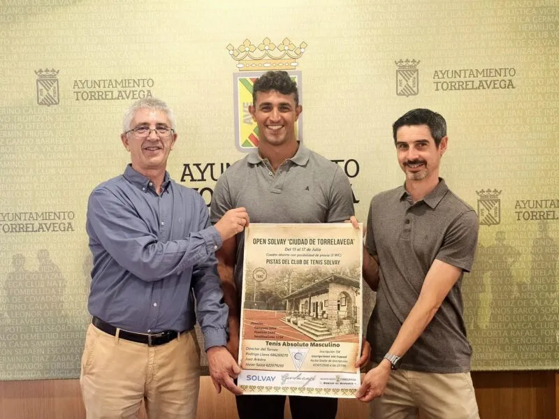 Noticias de Cantabria | El Cántabro | Presentado el V Open Solvay Ciudad de Torrelavega, que se disputará del 13 al 19 de julio