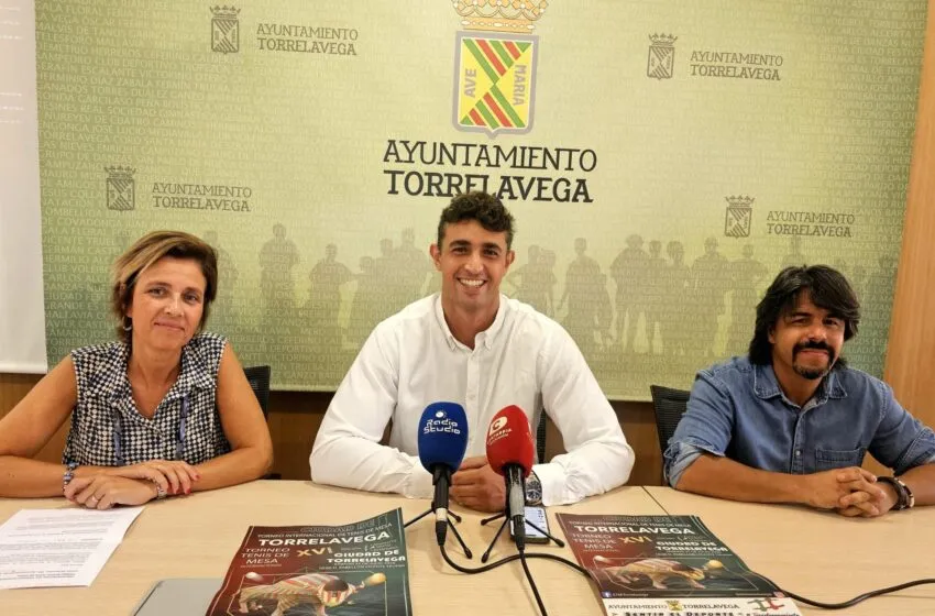 El XVI Torneo Internacional de Tenis de Mesa Ciudad de Torrelavega reunirá a 120 jugadores de España y varios países