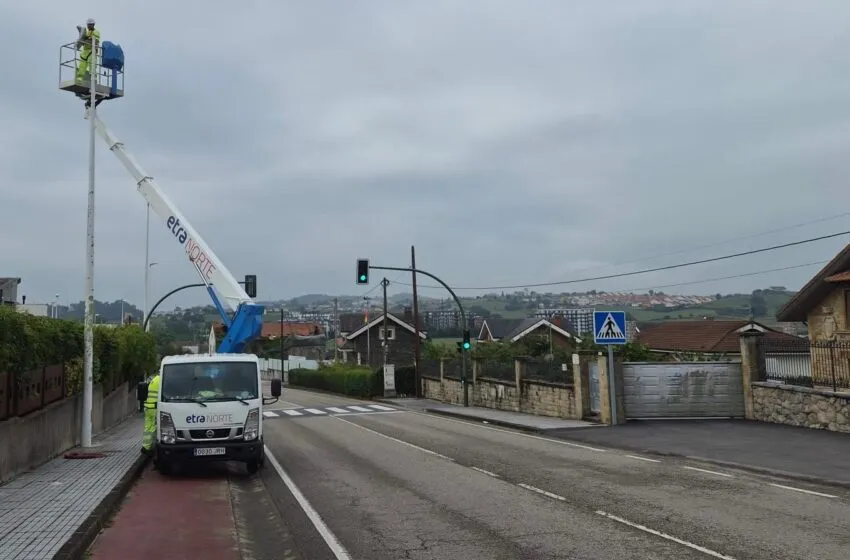  El alumbrado público de Santa Cruz de Bezana da paso a la tecnología LED