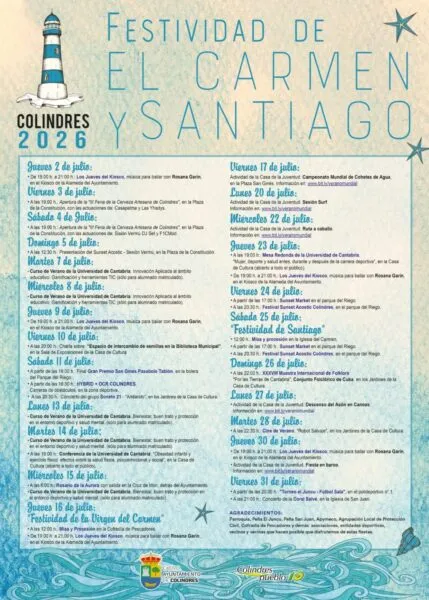 Noticias de Cantabria | El Cántabro | Colindres presenta una amplia programación cultural, deportiva y de ocio para el mes de julio