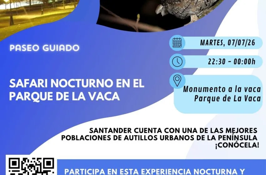 Nuevo safari nocturno para descubrir la fauna que habita el Parque de la Vaca