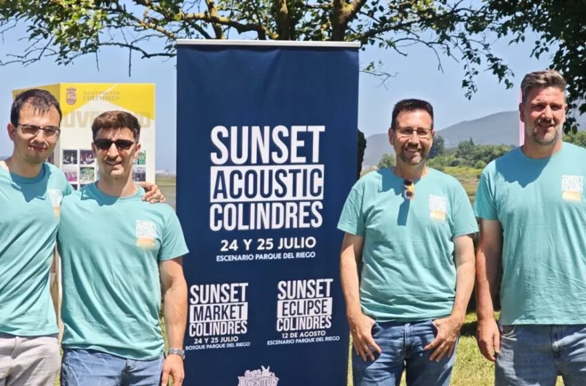  Colindres celebra el décimo aniversario de Sunset Acoustic con un cartel de primer nivel, un mercado de jóvenes creadores y una edición especial para disfrutar del eclipse solar.