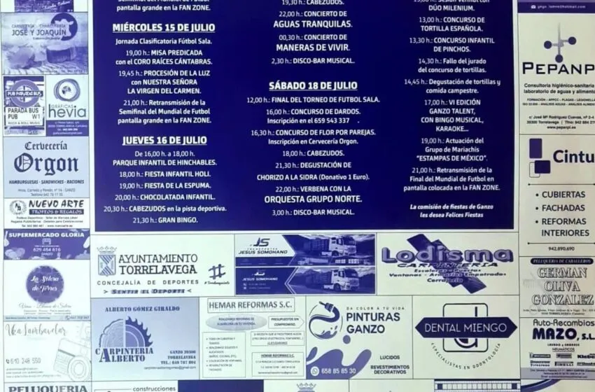  Ganzo celebra estos días las Fiestas del Carmen con un amplio programa de actividades para todos los públicos