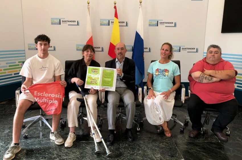 Noticias de Cantabria | El Cántabro | Santander se adhiere a la campaña ‘Mójate por la esclerosis múltiple’ para apoyar la labor de ACDEM