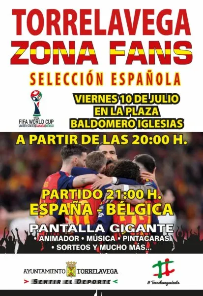 Noticias de Cantabria | El Cántabro | Torrelavega instalará una pantalla gigante para animar a la Selección Española en los cuartos de final del Mundial