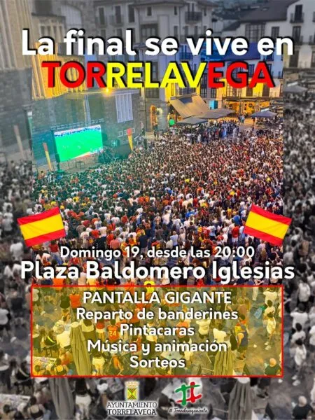 Noticias de Cantabria | El Cántabro | Torrelavega volverá a instalar una pantalla gigante para seguir la final del Mundial entre España y Argentina