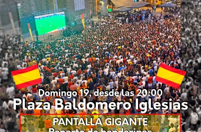  Torrelavega volverá a instalar una pantalla gigante para seguir la final del Mundial entre España y Argentina